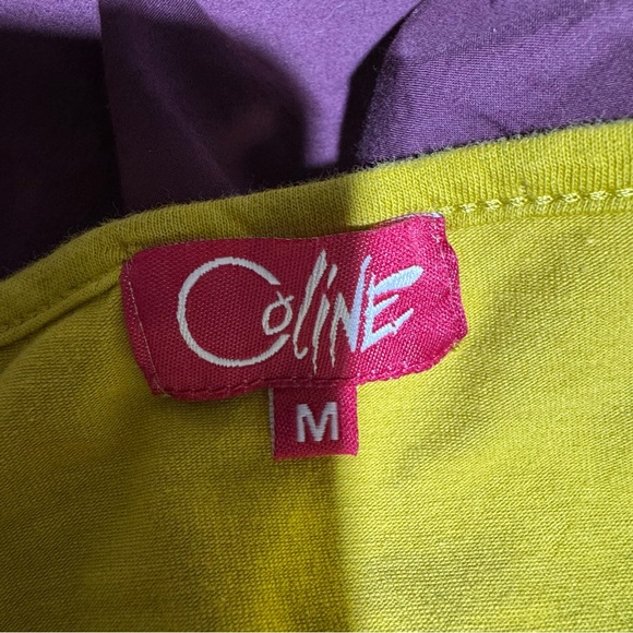 Vintage Y2K Coline Mini Dress Size Medium Boho Whimsical Coquette Floral Bold - Picture 2 of 16